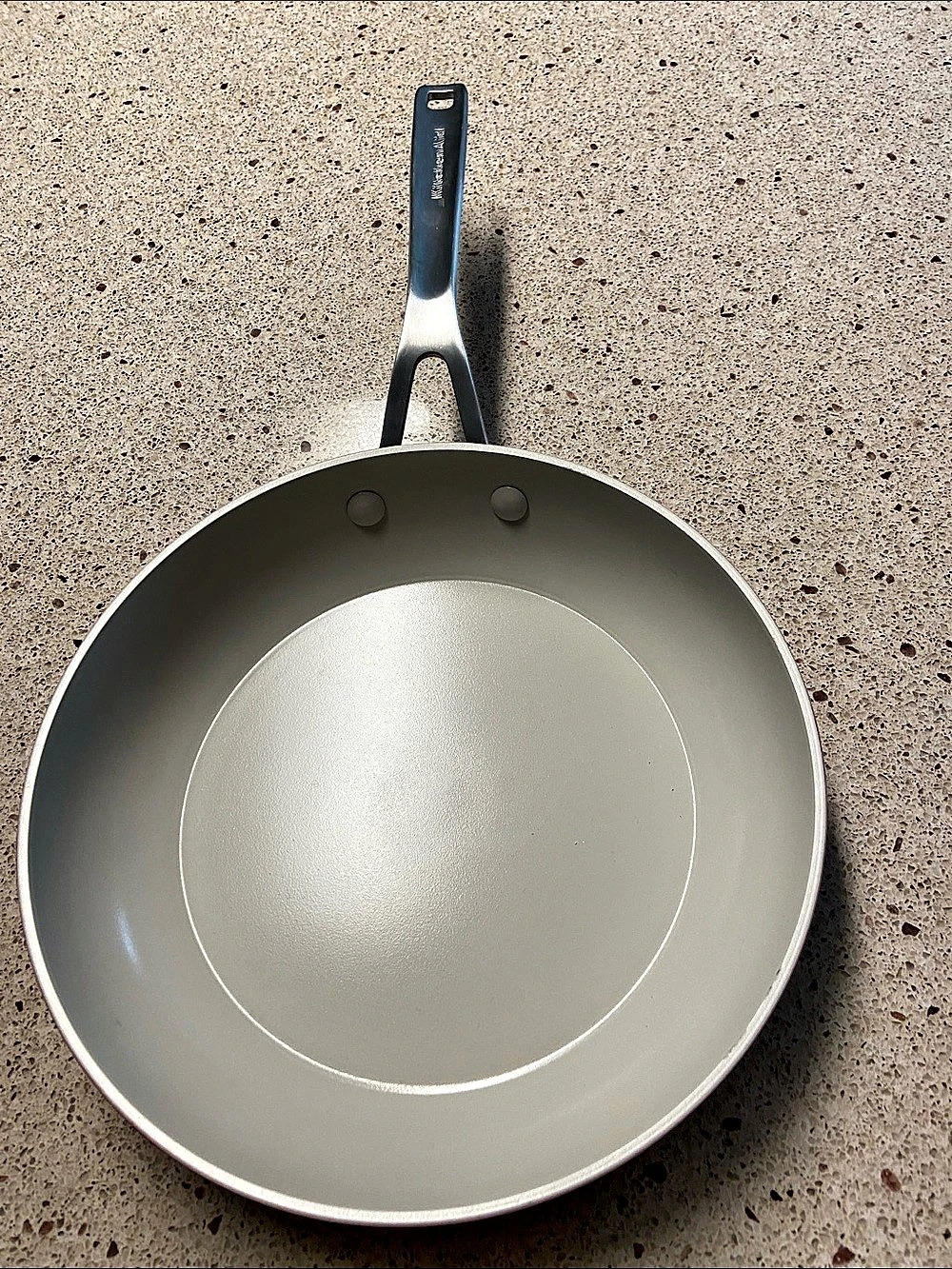 KitchenAid Forged Aluminum Ceramic Nonstick 10-Inch Frying Pan Red & Gray